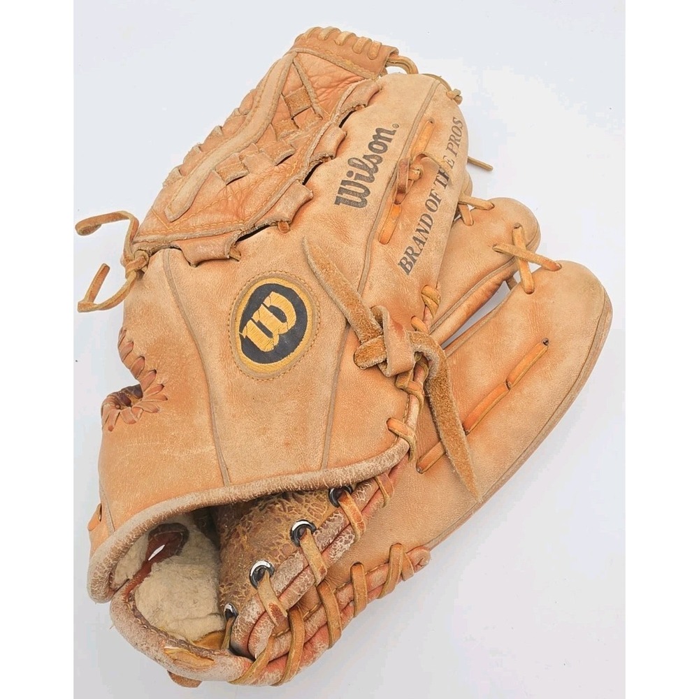 AUTHENTIC Vtg Wilson 3011 Pro Staff Leather Baseball Glove Right Hand Throw RHT